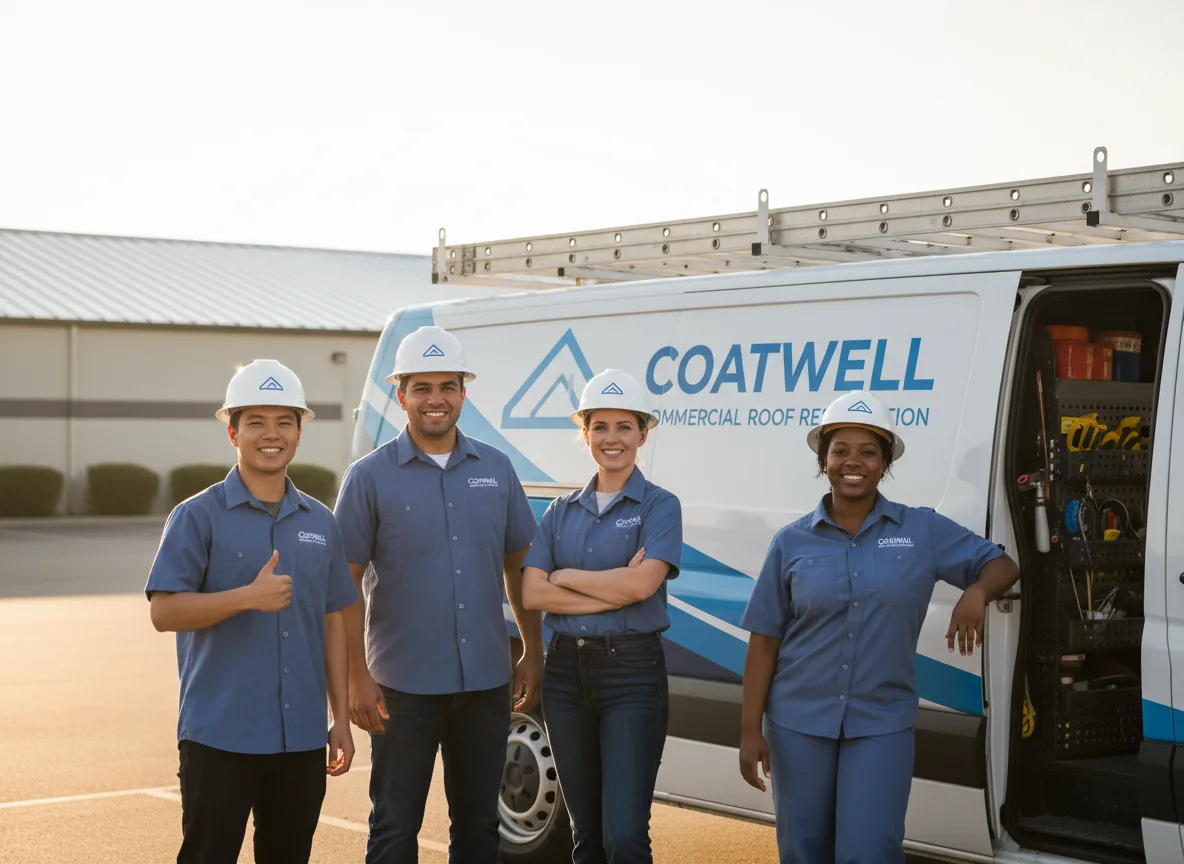 Commercial roof coating company in Rosanky, TX